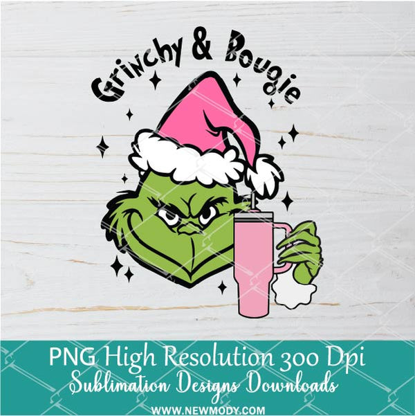 Grinch Stanley Tumbler Inspired SVG Bundle