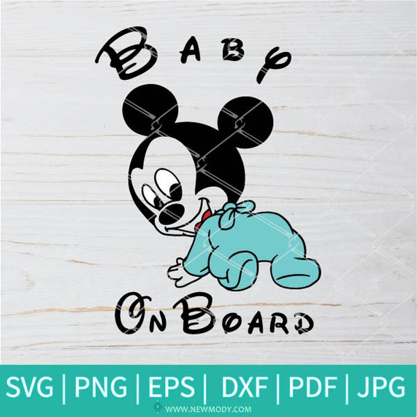 Vinyl and stickers disney baby mickey
