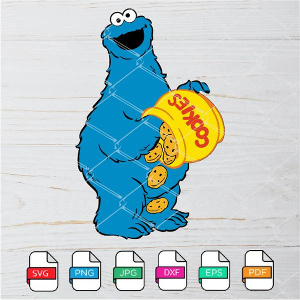 Cookie Monster,Cookie Monster Svg Bundle, elmo svg, cookie svg, monster  svg, cookie monster cricut, cookie birthday Svg Png Dxf Eps