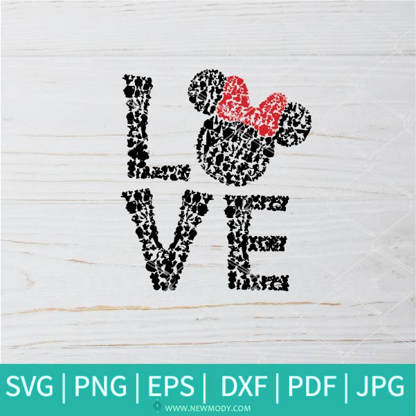 Minnie Love SVG - Minnie Mouse SVG