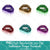 Glitter Dripping Cheetah Print Lips Sublimation PNG Bundle