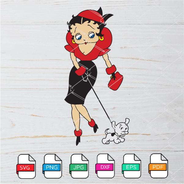 Betty Boop wearing Gloves - Drawception