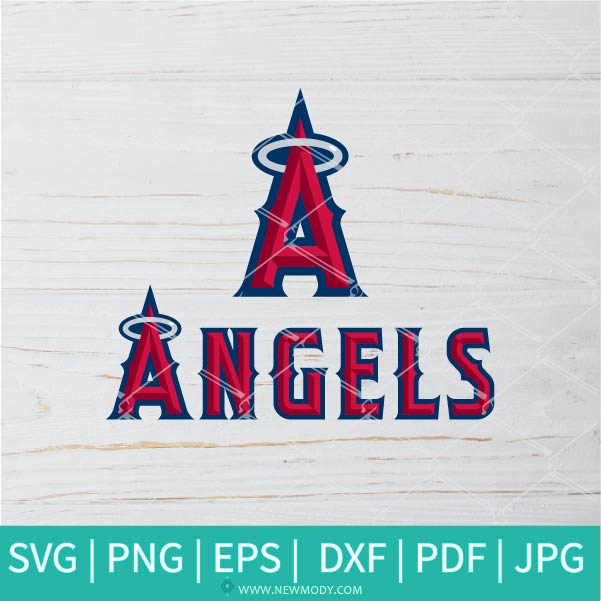 Peace Love Los Angeles Angels Svg, Los Angeles Angels Baseball Svg