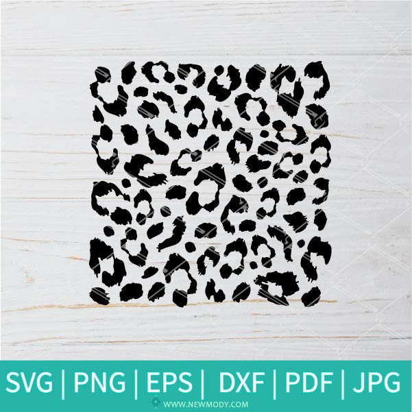 Leopard Print Svg Leopard Spots Pattern Animal Print 