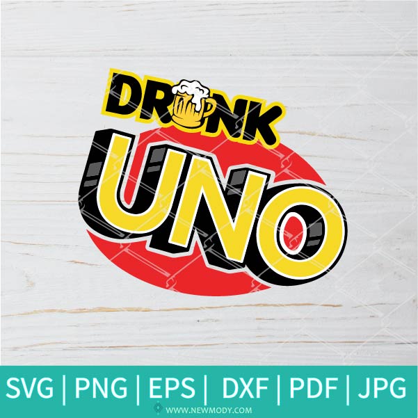 Drunk UNO Official Rules Digital Download-PDF, SVG