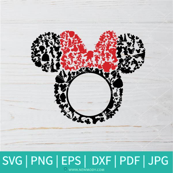 Disney Louis Vuitton Seamless Pattern SVG
