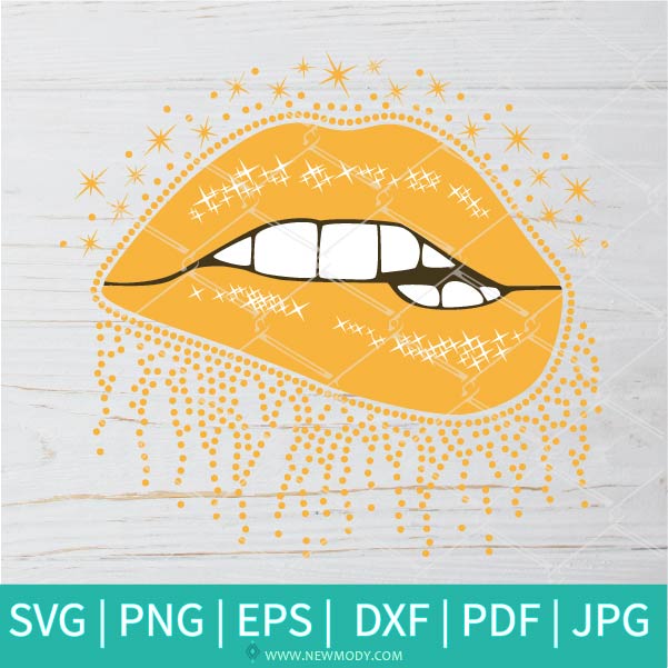 Dripping Lips Svg, Dxf, Png, Shut The Fuck Up, Glitter Lips, Lip Clip Art,  Lip TShirt, Pretty Lips, Digital, Cricut, Cutter Machine, Stencil