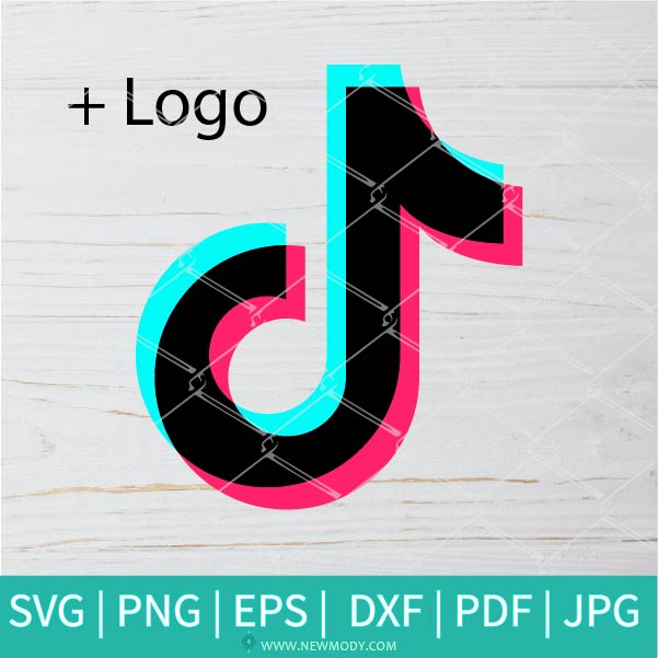 Tik Tok Font Black SVG - Tik Tok Alphabet, Letters & Numbers SVG /PNG/  PDF/EPS