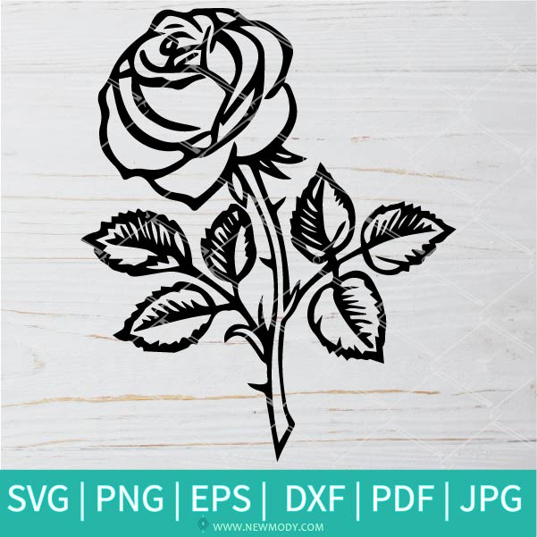 Roses Monogram Frames SVG Cut Files