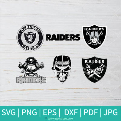 Oakland Raiders Bundle SVG - Football Team SVG - Football Clipart ...