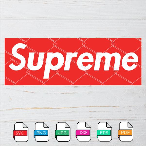 Supreme Logo Svg, Supreme Svg, Supreme Logo Svg, Fashion Logo Svg, File Cut  Digital Download