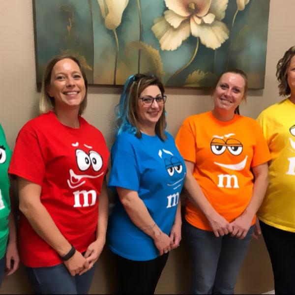 M&M Family Shirt, Party Shirt, Corporate Shirt, Events Group