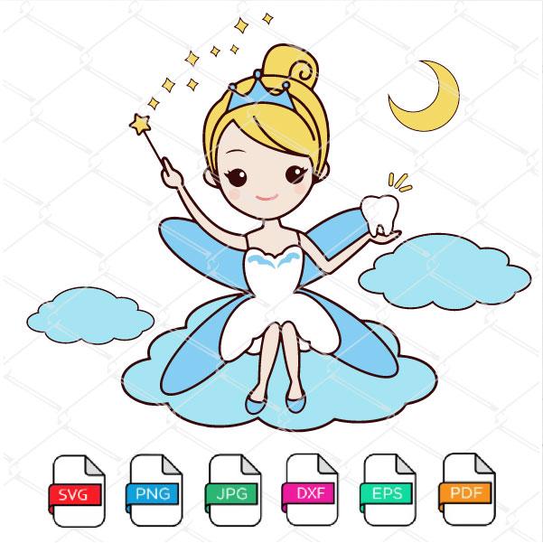 Cute Fairy Stickers, Tooth Fairy, Printable Fairy Stickers